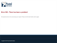 Tablet Screenshot of pivotalhealthsolutions.com
